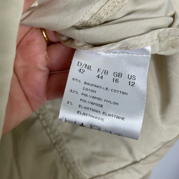 FRANK Walder cream double breasted lightweight jacket - Picture 6 of 8